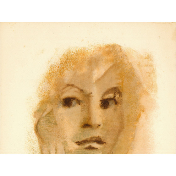 Leonor Fini - Portrait 7 - 1967, original signed lithograph