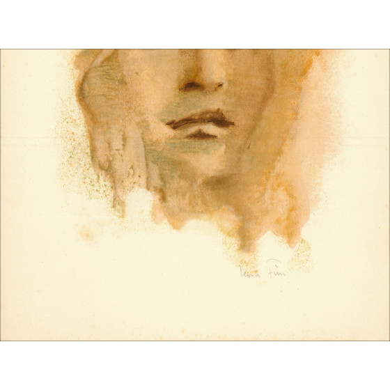 Leonor Fini - Retrato 7 - 1967, litografía original firmada