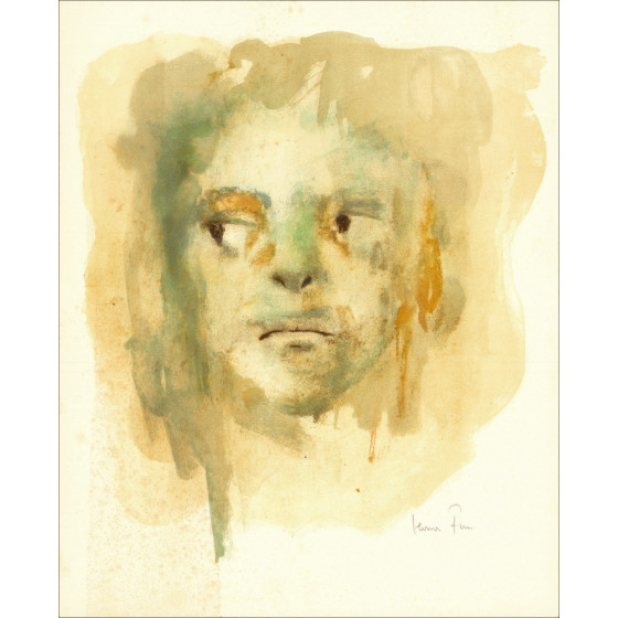 Leonor Fini - Ritratto 8 - 1967, litografia originale firmata