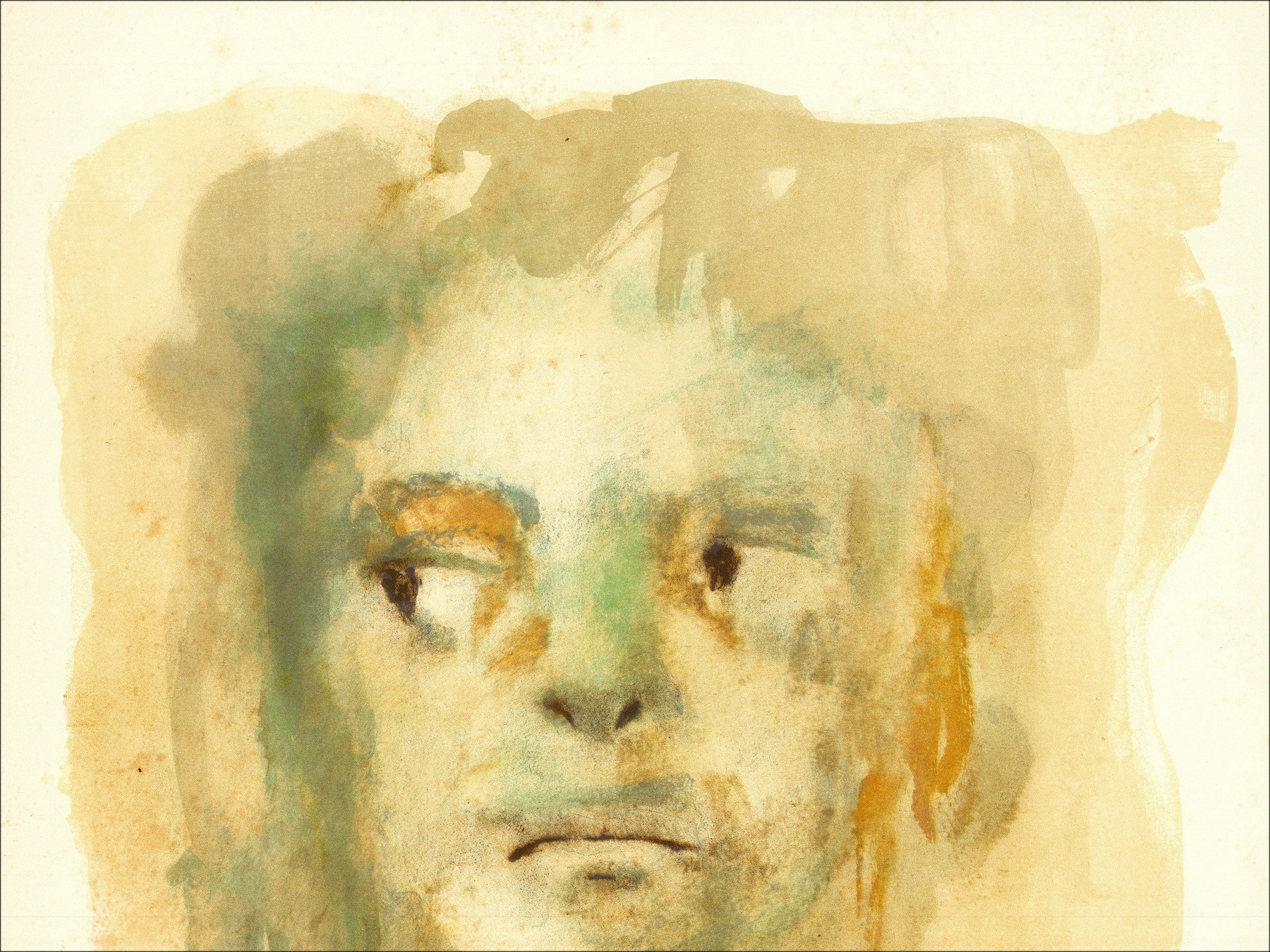 Leonor Fini - Retrato 8 - 1967, litografía original firmada