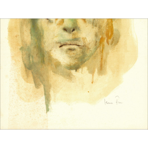 Leonor Fini - Portret 8 - 1967, originele lithografie ondertekend