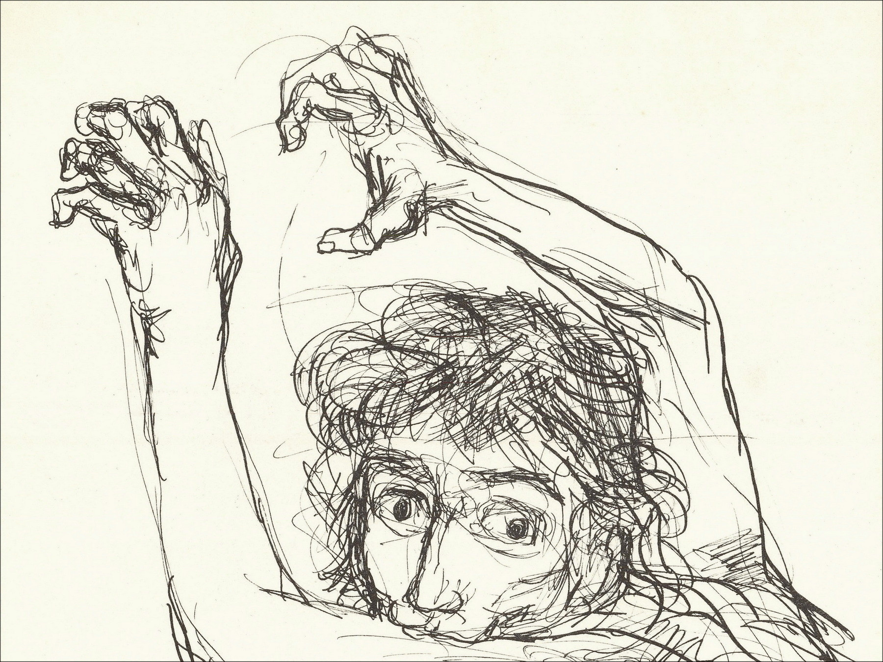 Walter Spitzer – Donna (1963), litografia