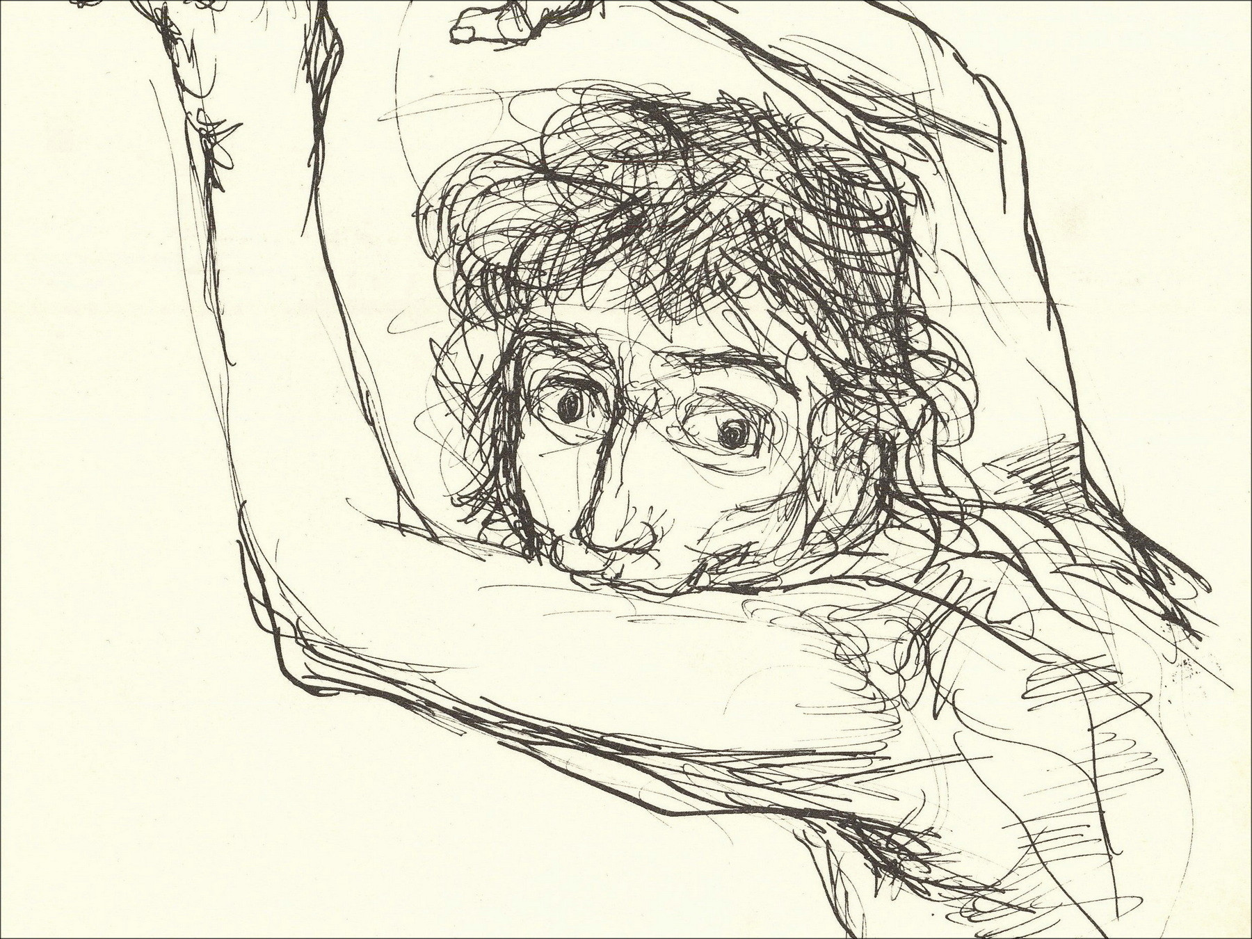 Walter Spitzer - Frau (1963), Lithographie