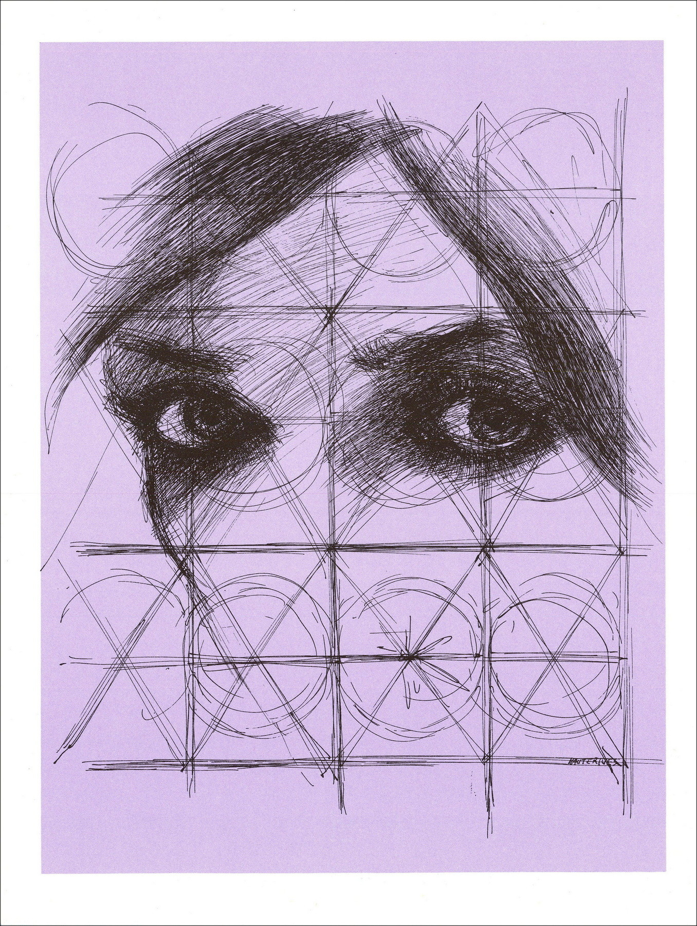Arnaud von Hauteriven - Look (1971), Lithographie