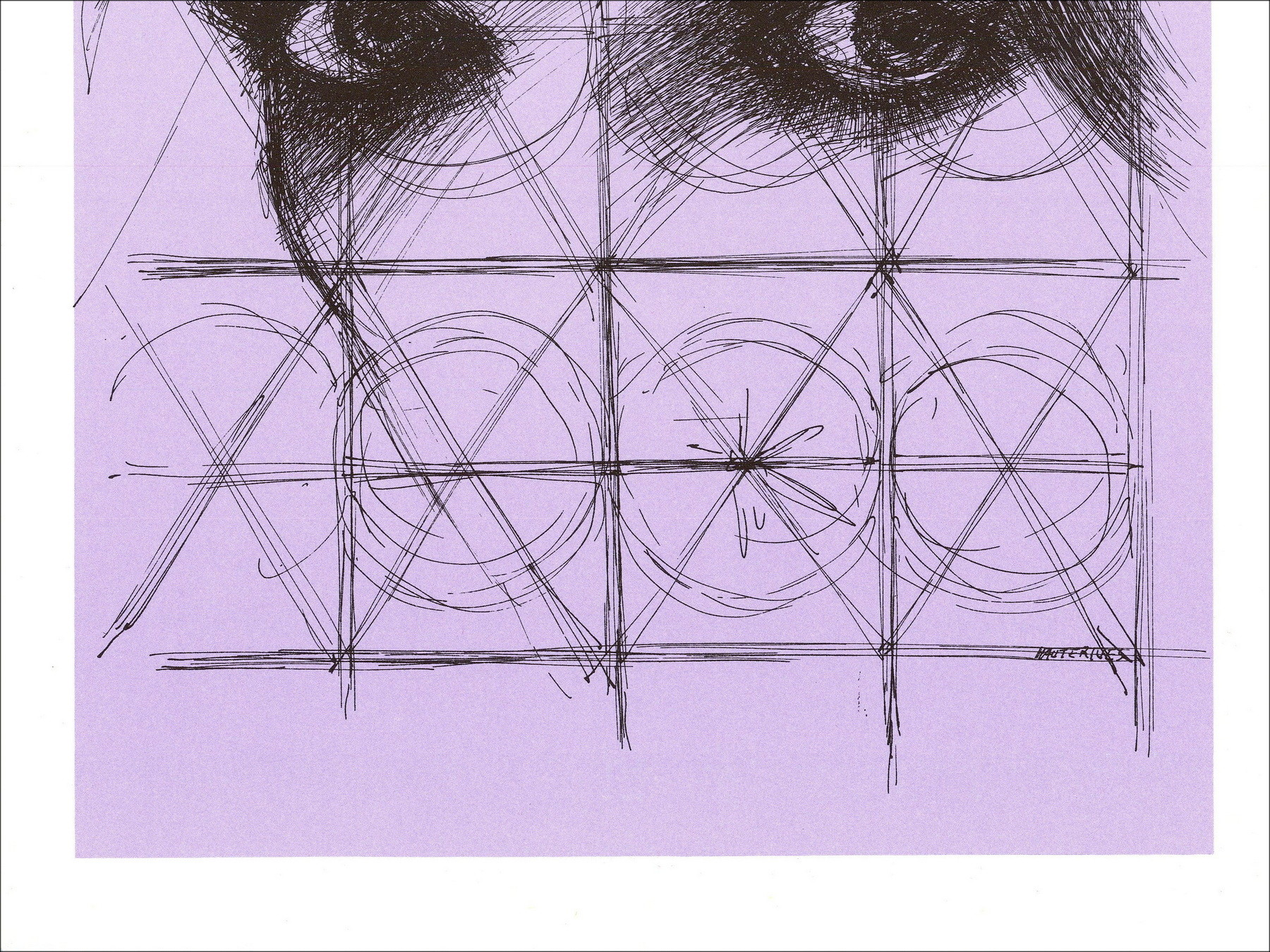 Arnaud d'Hauterives – Regard (1971), litografía