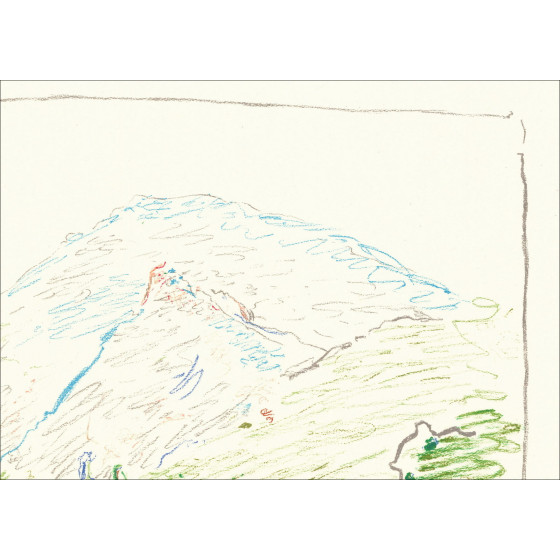 Marko Čelebonović - Lithograph of Mollens-sur-Ouvèze, signed