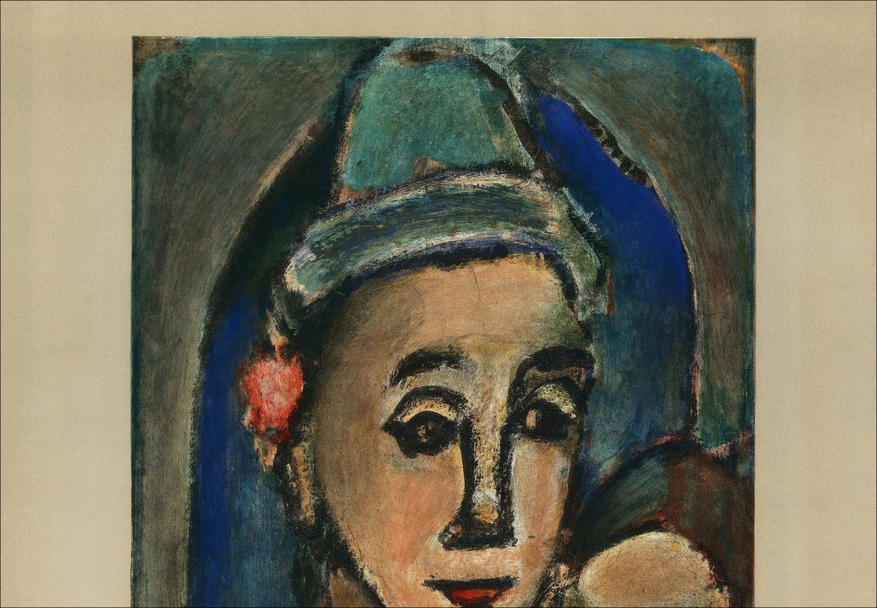 ROUAULT Georges - Lithographie "Ausstellung Cantini Museum, Marseille" 76x53cm - 1960