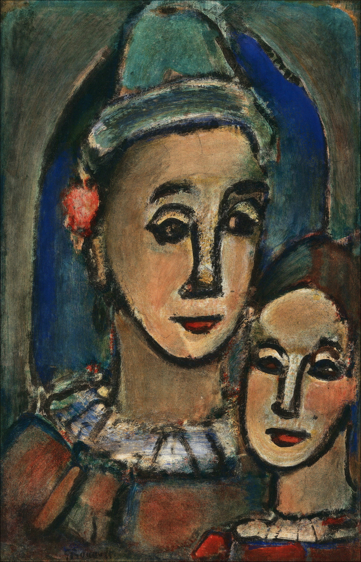 ROUAULT Georges - Lithographie "Ausstellung Cantini Museum, Marseille" 76x53cm - 1960