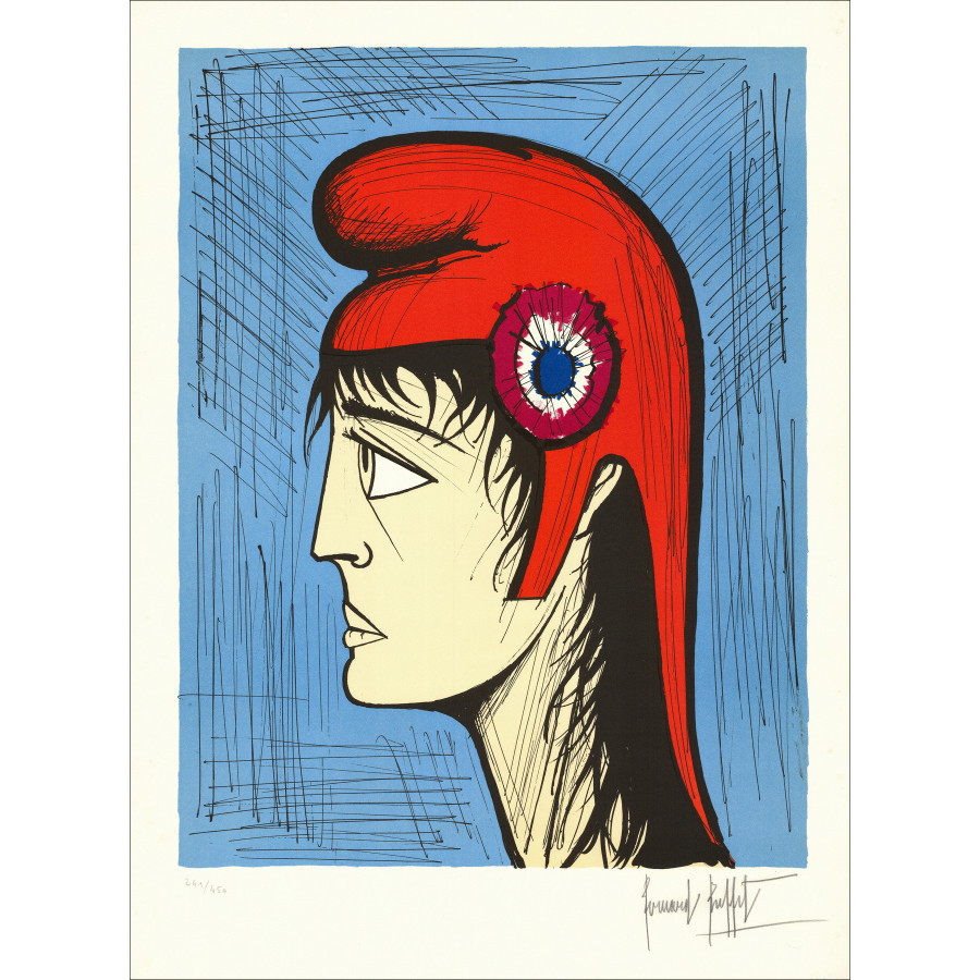 Bernard Buffet - Marianne (1989) | Original signierte Lithografie