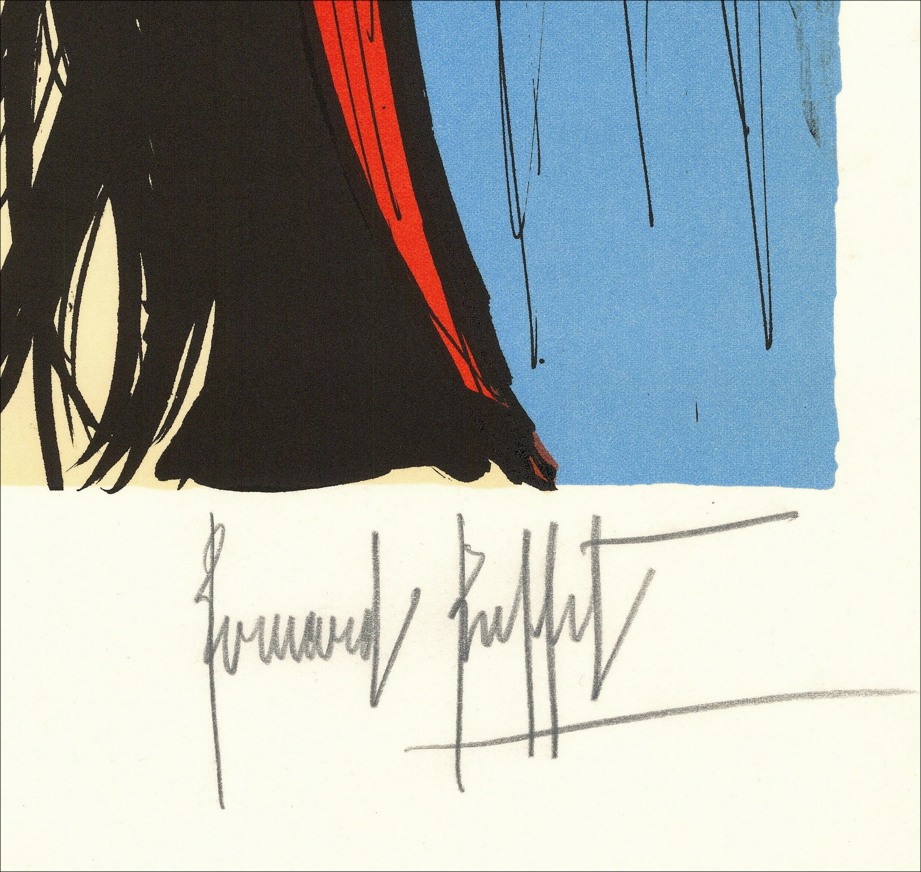 Bernard Buffet - Marianne (1989) | Original signierte Lithografie