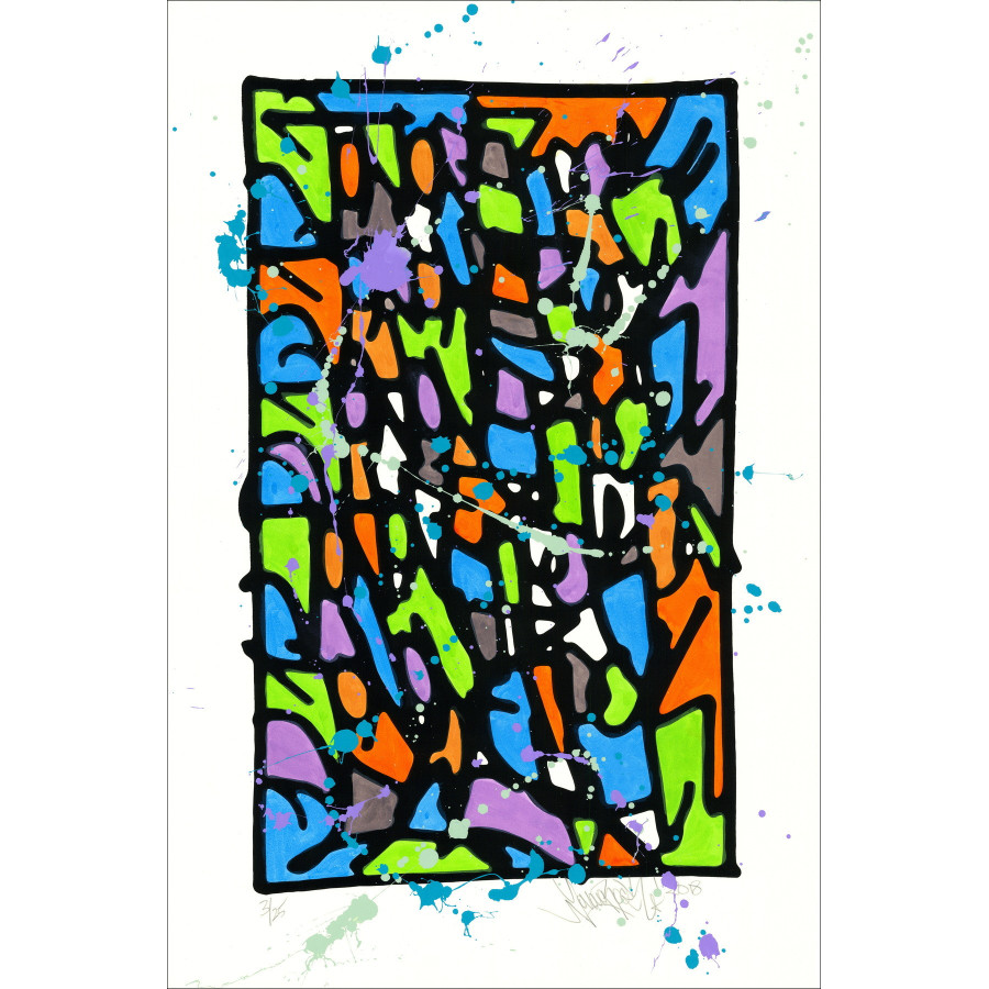 JonOne - HPM 2018-V1, opera unica firmata 2018