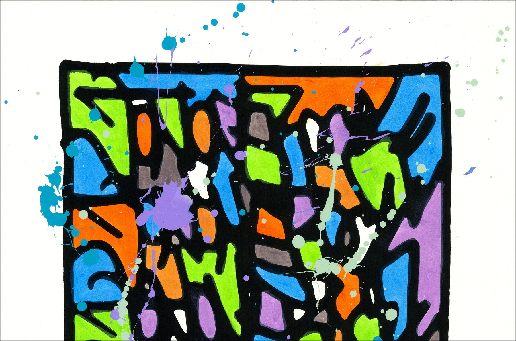 JonOne - HPM 2018-V1, opera unica firmata 2018