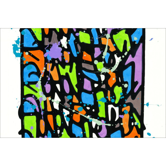 JonOne - HPM 2018-V1, opera unica firmata 2018