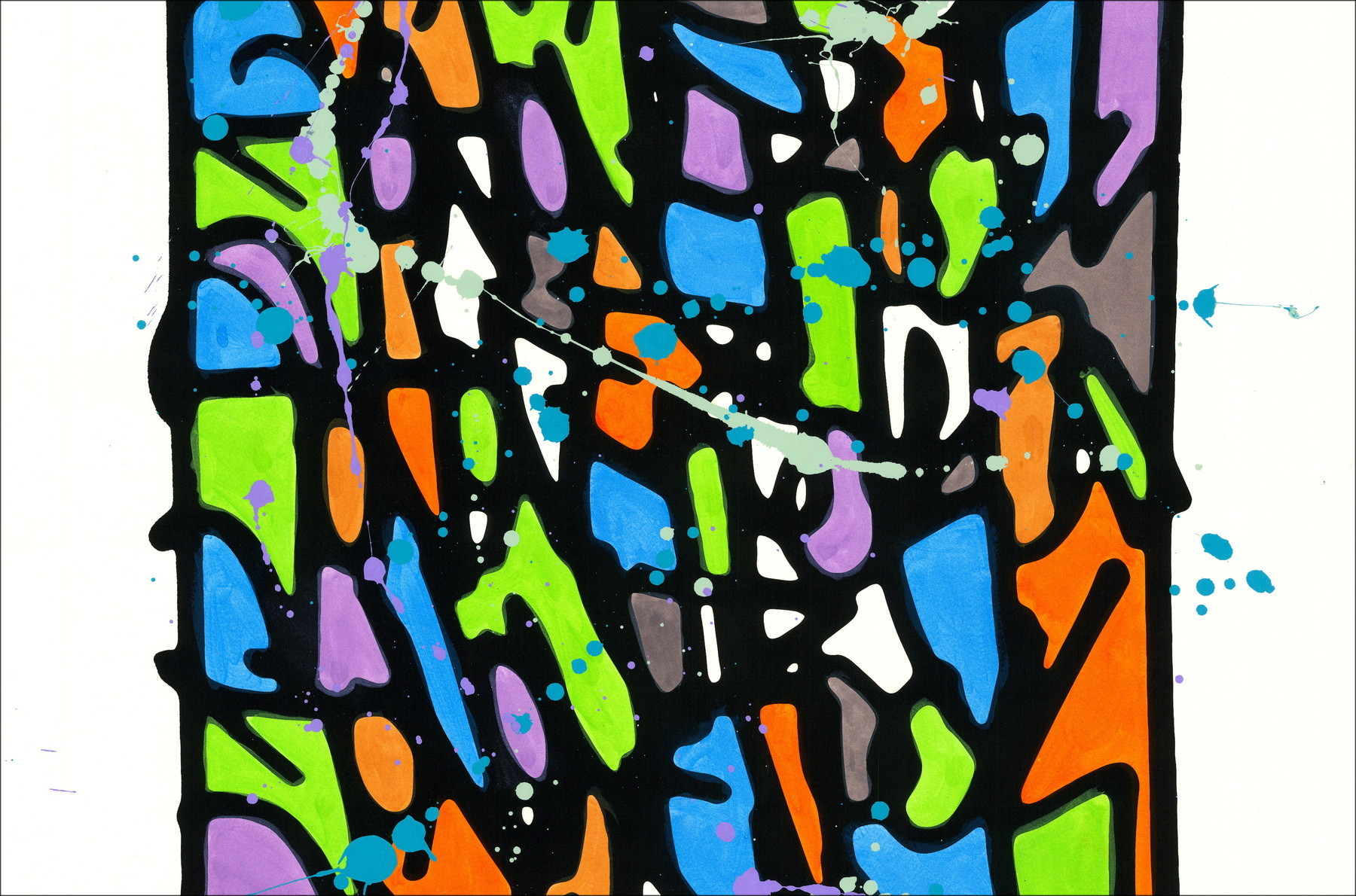 JonOne - HPM 2018-V1, opera unica firmata 2018
