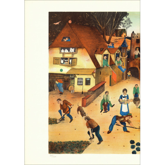 Gamme Budget - Lithographie originale signée et numérotée