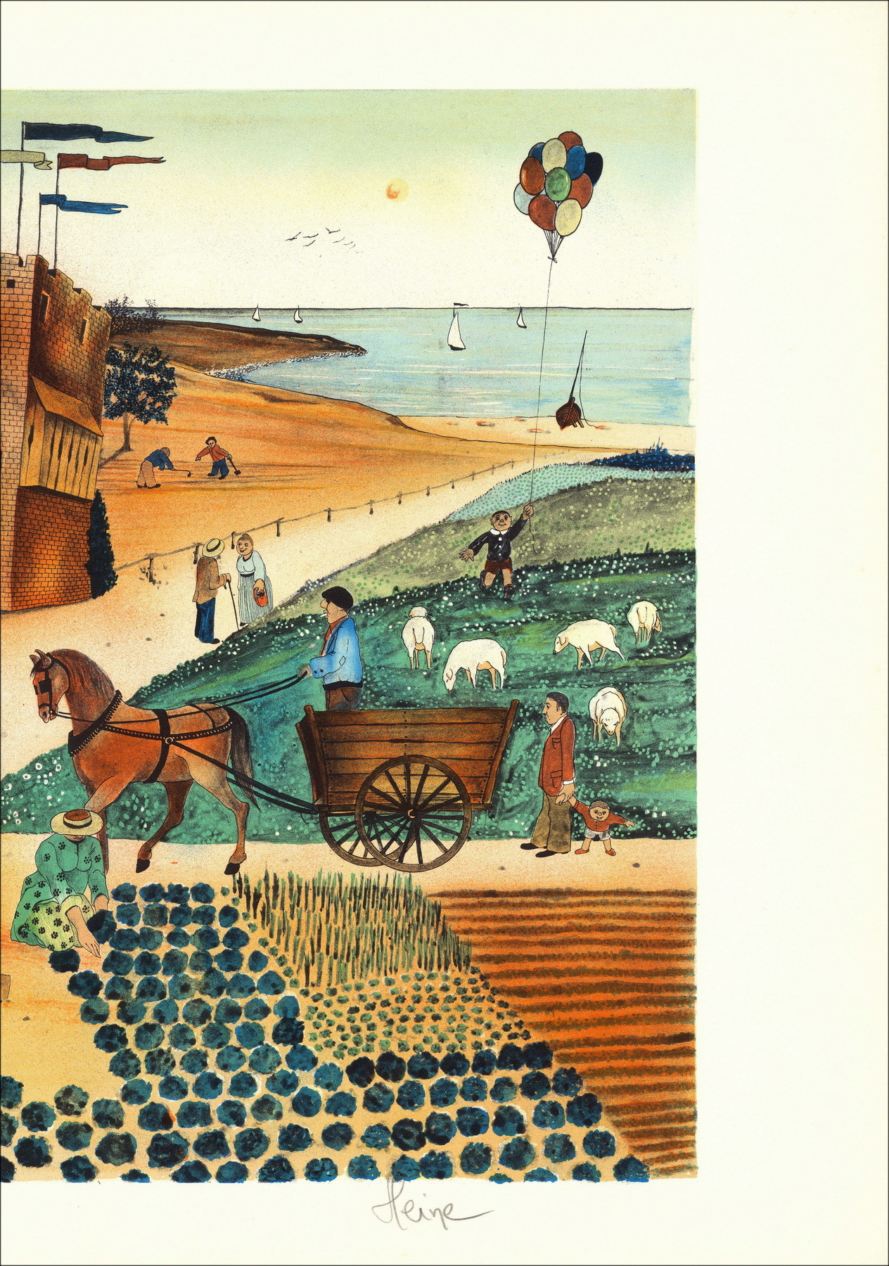 Budget Range - Original lithograph signed and numbered
