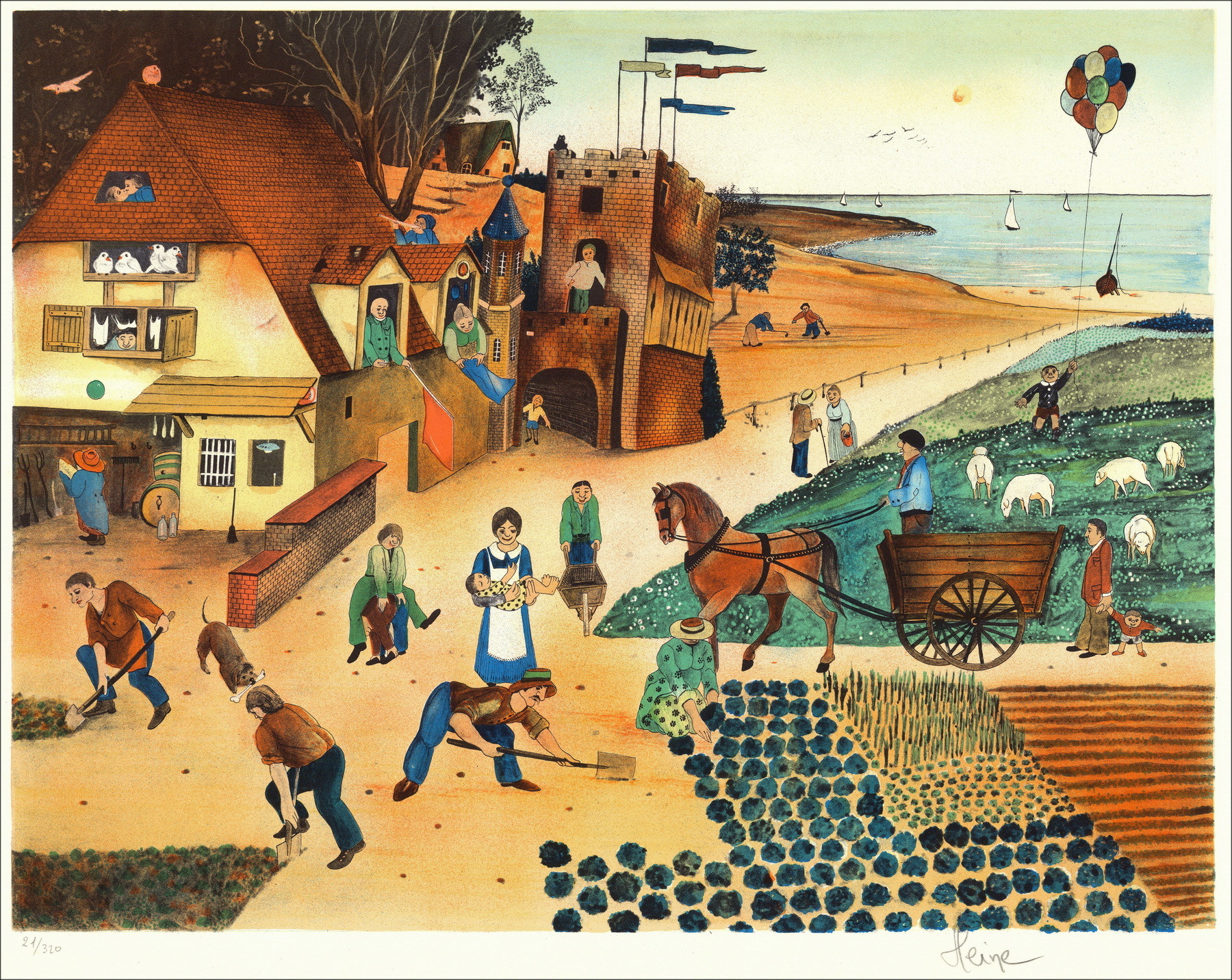 Gamme Budget - Lithographie originale signée et numérotée
