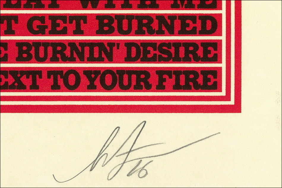 Kopie van SHEPARD FAIREY (OBEY) - Zeefdruk "PRINT AND DESTROY - LETTERPRESS" 33x25cm - 2015