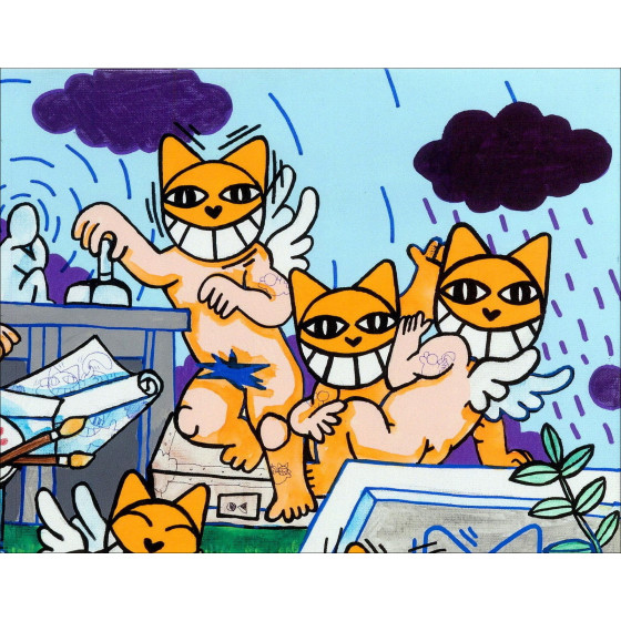 Buy Lithography M.Chat - M.Chat and his masters