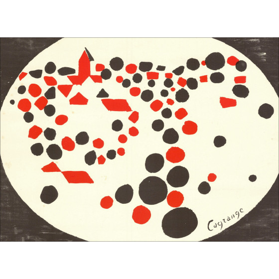 Jacques Lagrange - Manifesto Galleria Cinq-Mars, 1962