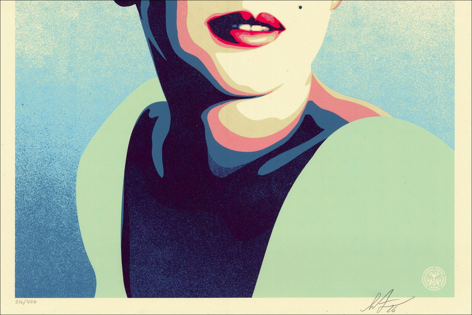 Shepard Fairey - Marilyn Sunset 2026 | Siebdruck OBEY