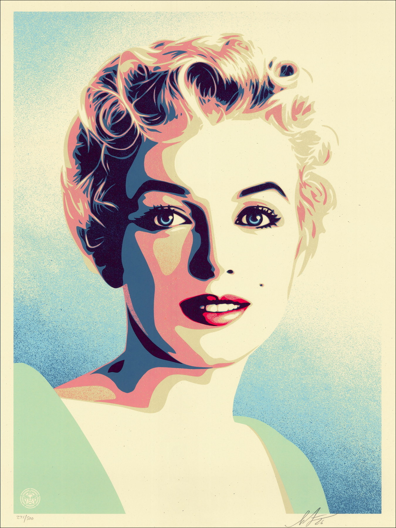Shepard Fairey - Marilyn Sunrise 2026 | OBEY Screen Print