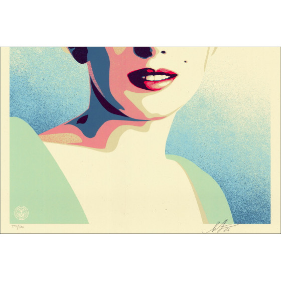 Shepard Fairey - Marilyn Sunrise 2026 | Zeefdruk OBEY