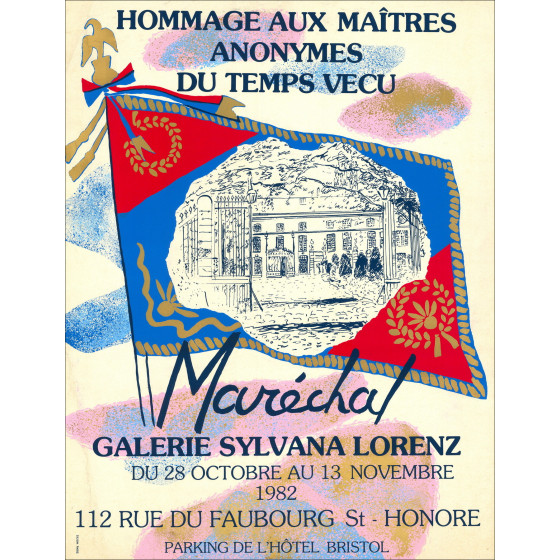 Claude Maréchal - Plakat Galerie Sylvana Lorenz, 1982