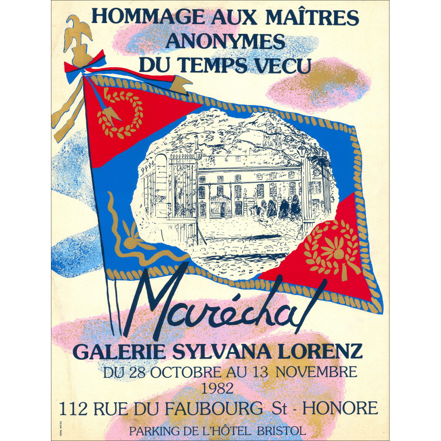 Claude Maréchal - Poster Galerie Sylvana Lorenz, 1982