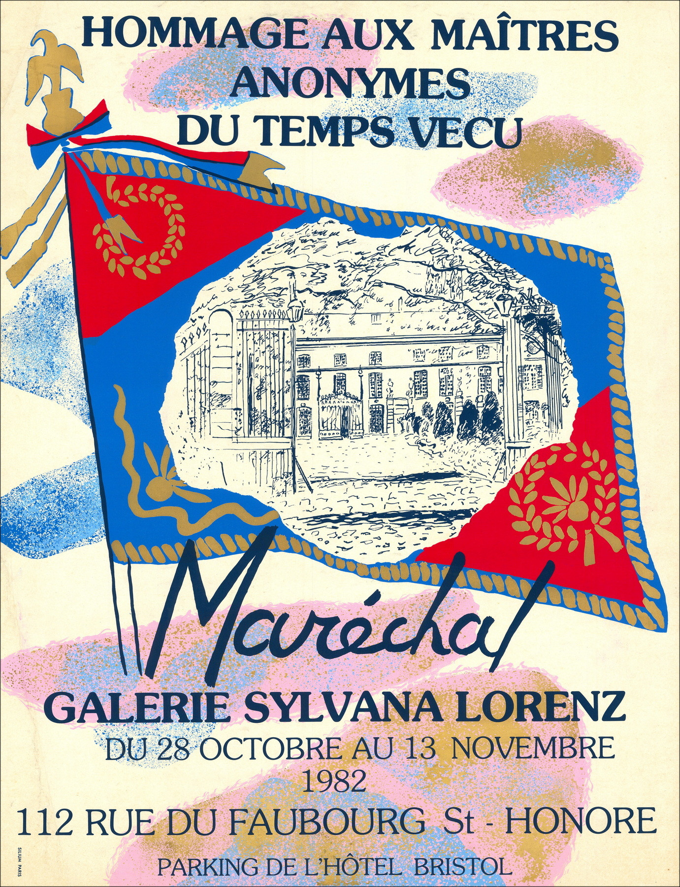 Claude Maréchal - Cartel de la Galería Sylvana Lorenz, 1982