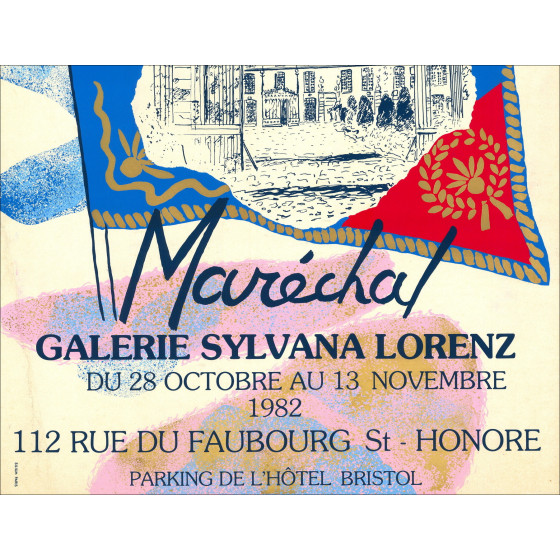 Claude Maréchal - Plakat Galerie Sylvana Lorenz, 1982
