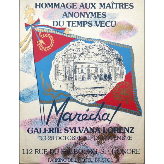 Claude Maréchal - Poster Galerie Sylvana Lorenz, 1982