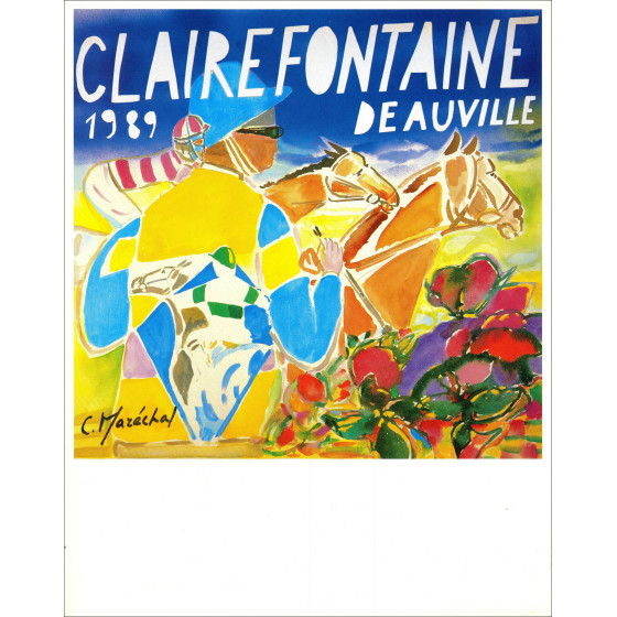 Claude Maréchal - Clairefontaine Deauville, cartel de 1989