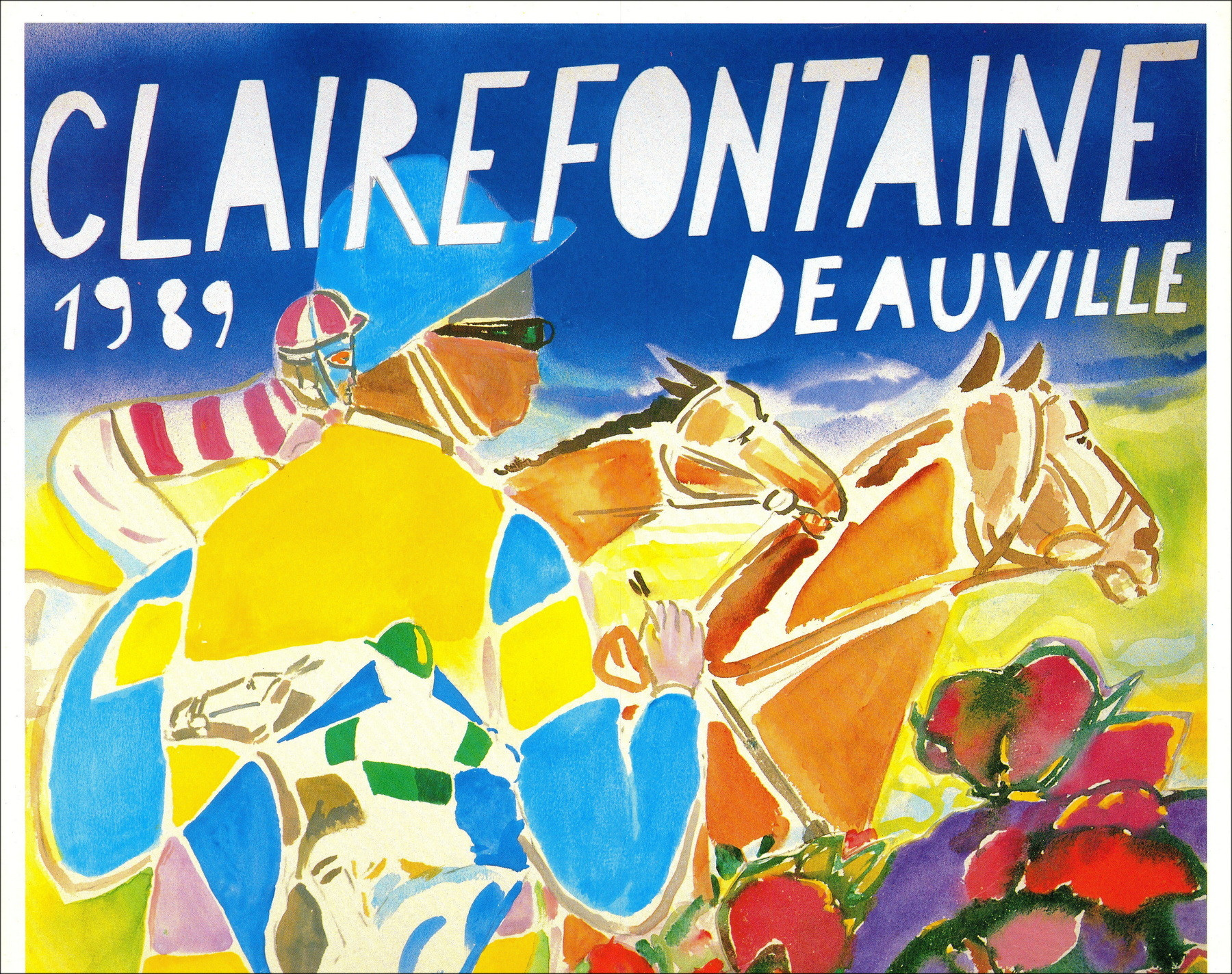 Claude Maréchal - Clairefontaine Deauville, manifesto 1989
