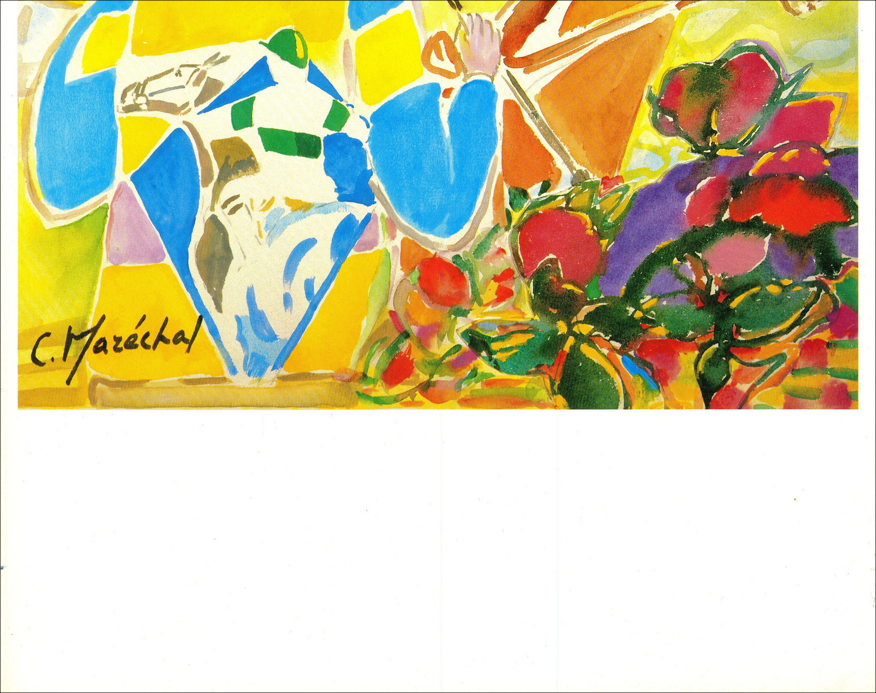 Claude Maréchal - Clairefontaine Deauville, Plakat 1989