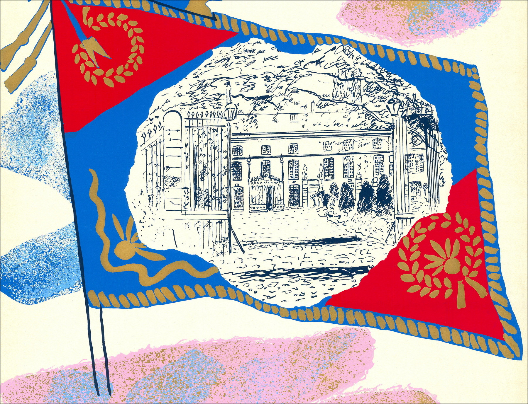 Claude Maréchal - Sylvana Lorenz Gallery, silkscreen print 1982