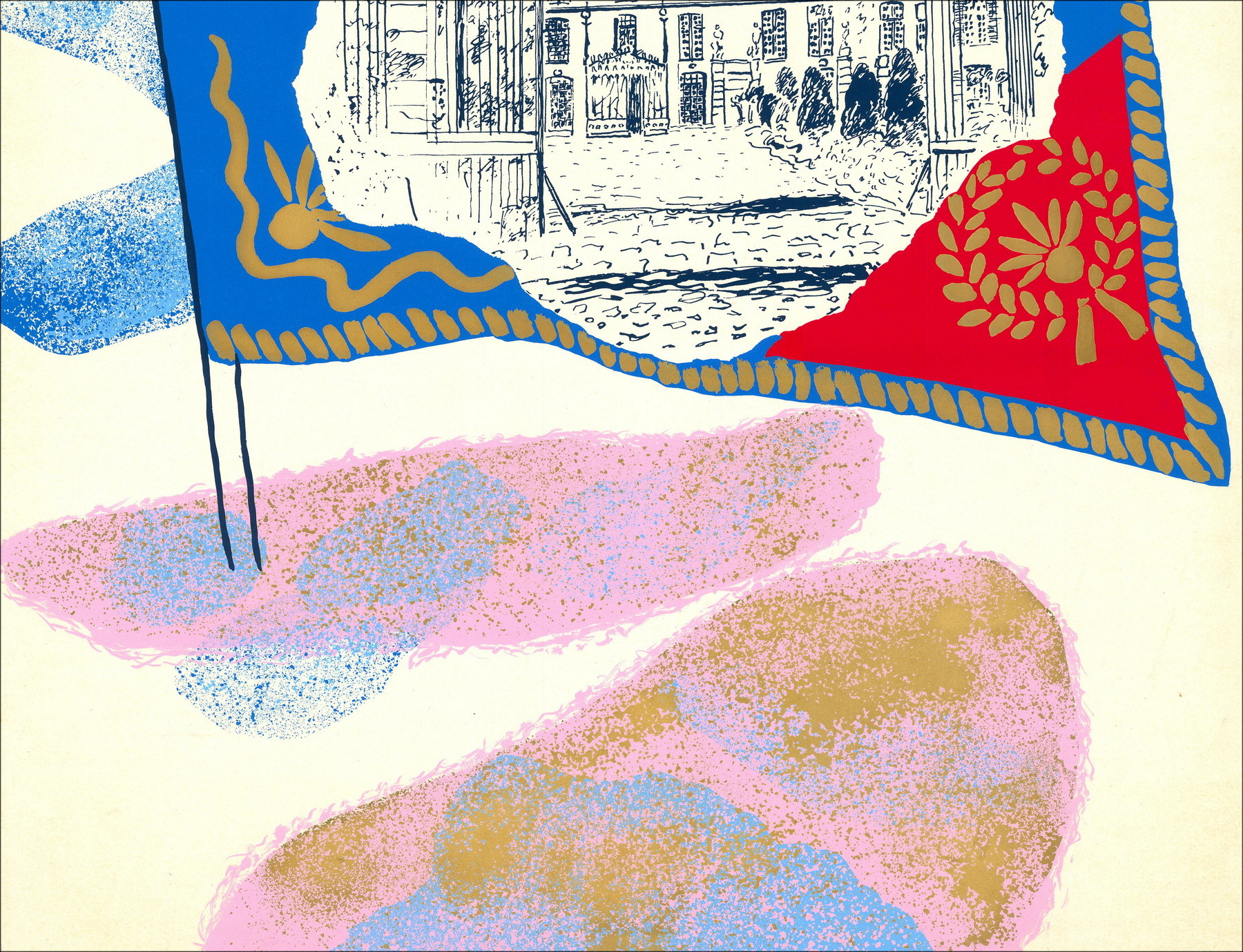 Claude Maréchal - Sylvana Lorenz Gallery, silkscreen print 1982