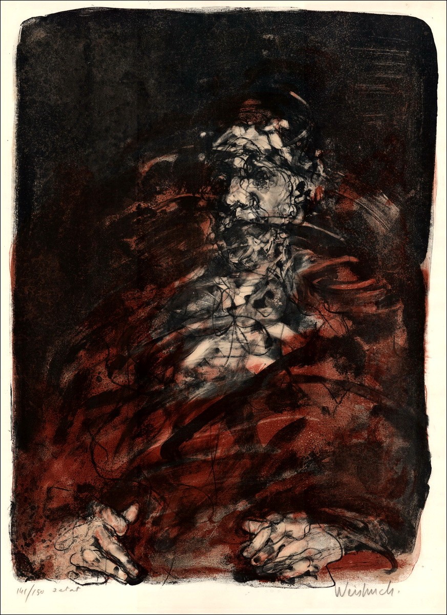 Acheter lithographie originale Personnage de Claude WEISBUCH 