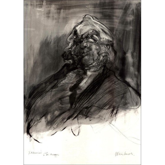 Acquistare Claude WEISBUCH Ritratto di Daumier litografia originale