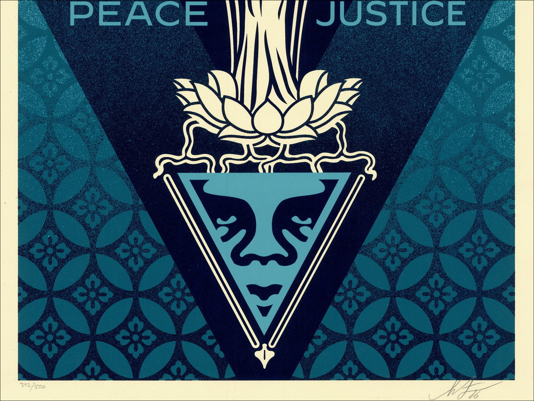 Shepard Fairey - Marilyn Sunset 2026 | Zeefdruk OBEY