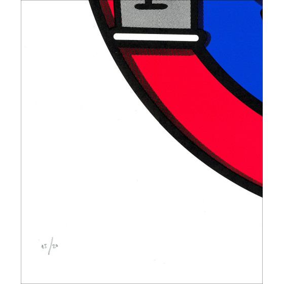 De Vis - Kleurenprint, zeefdruk ondertekend circa 2020