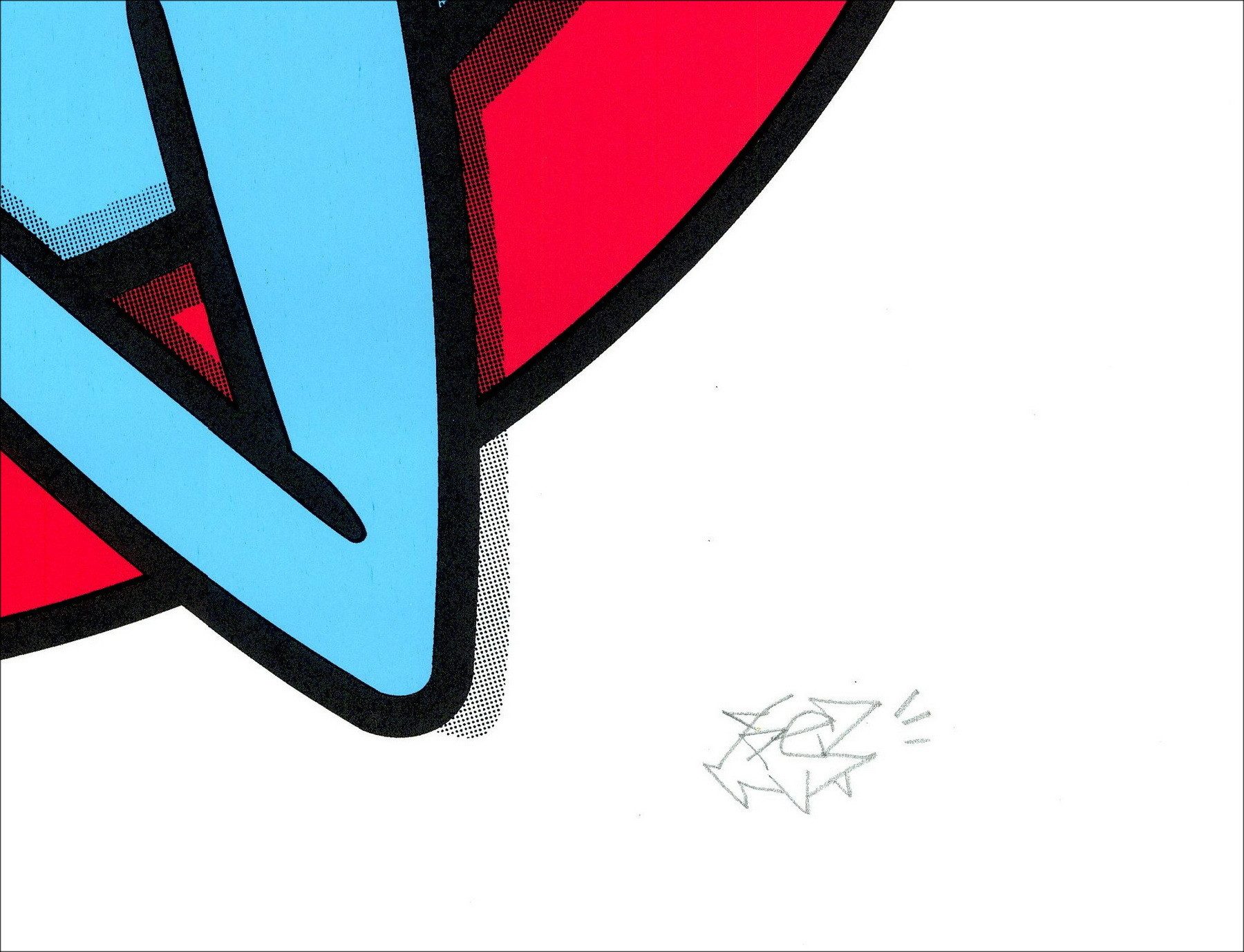 Der Fisch - Farbdruck, signierte Serigrafie, etwa 2020