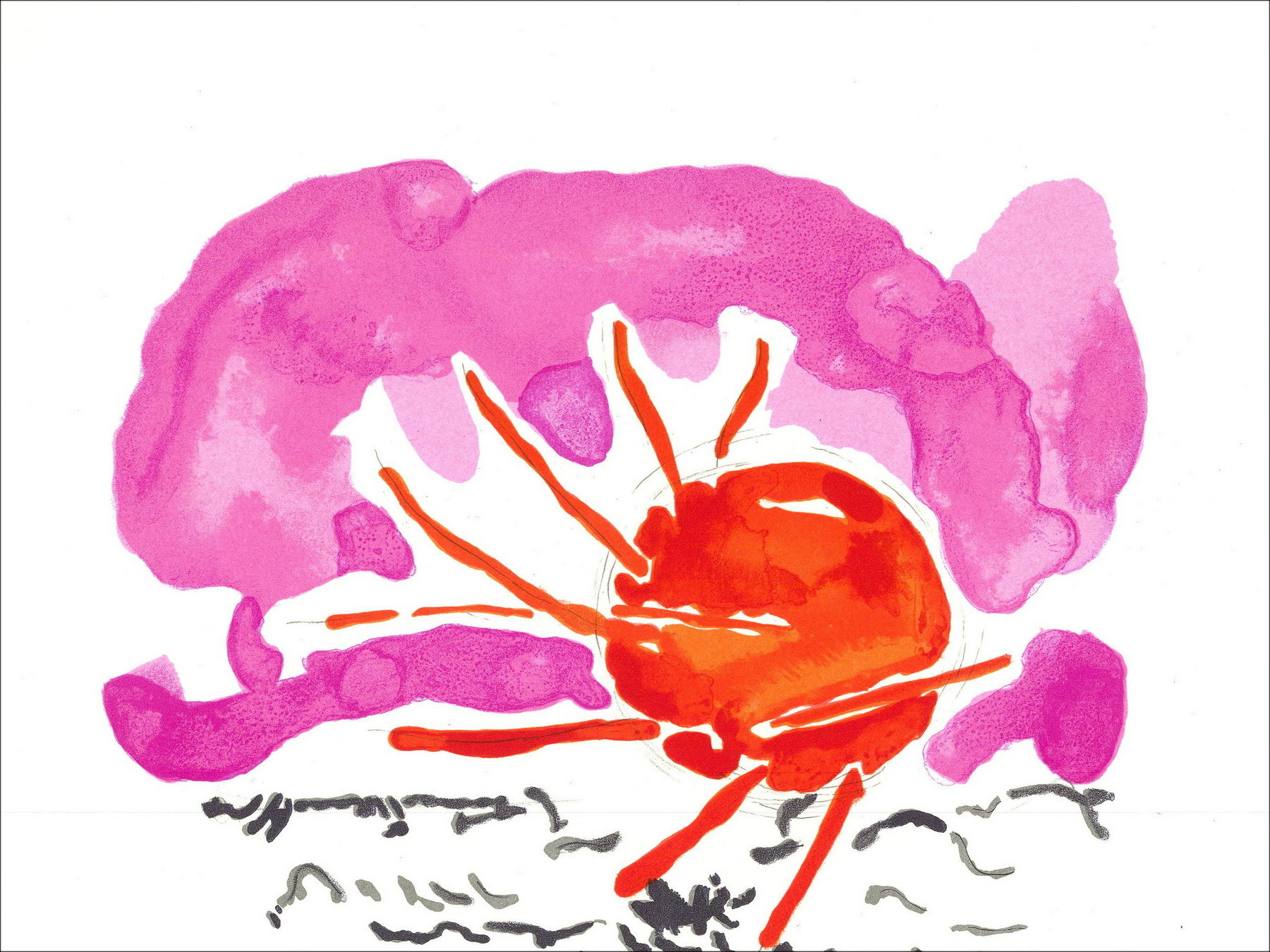 André Marchand - Omaggio a Raoul Dufy, litografia Mourlot