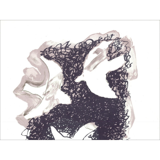Georges Braque - Homenaje a Raoul Dufy, litografía de Mourlot