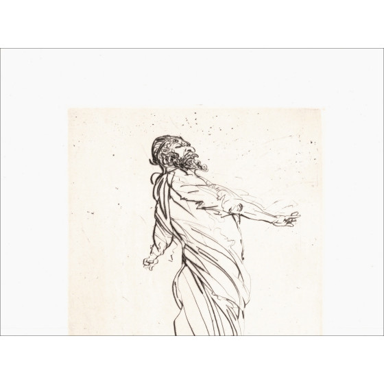 WEISBUCH Claude - Originalgravur "Horace VI" 33x25cm - 1995