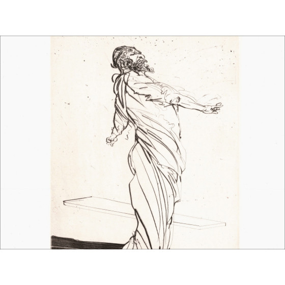 WEISBUCH Claude - Originalgravur "Horace VI" 33x25cm - 1995