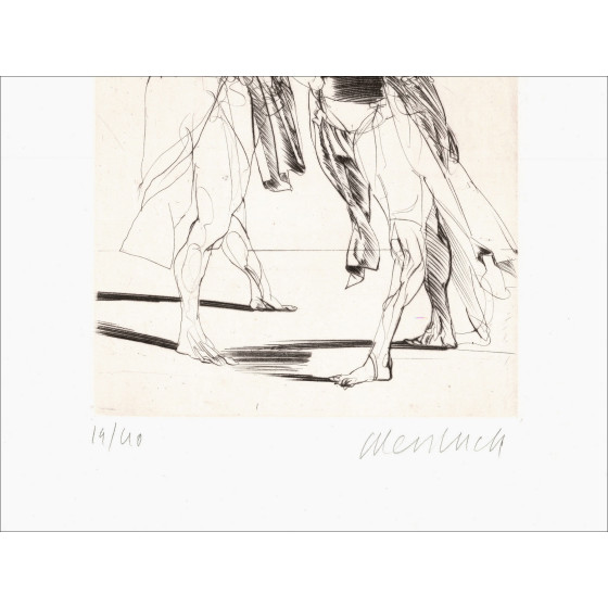 Claude Weisbuch - Horace III, originele gesigneerde gravure uit 1995