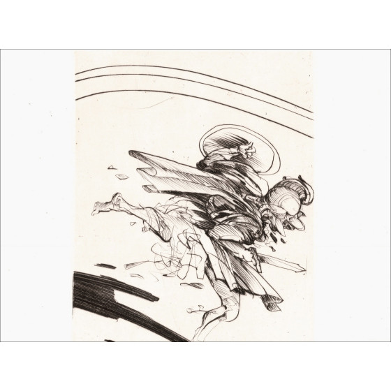 Claude Weisbuch - Horace VII, signierte Originalradierung von 1995