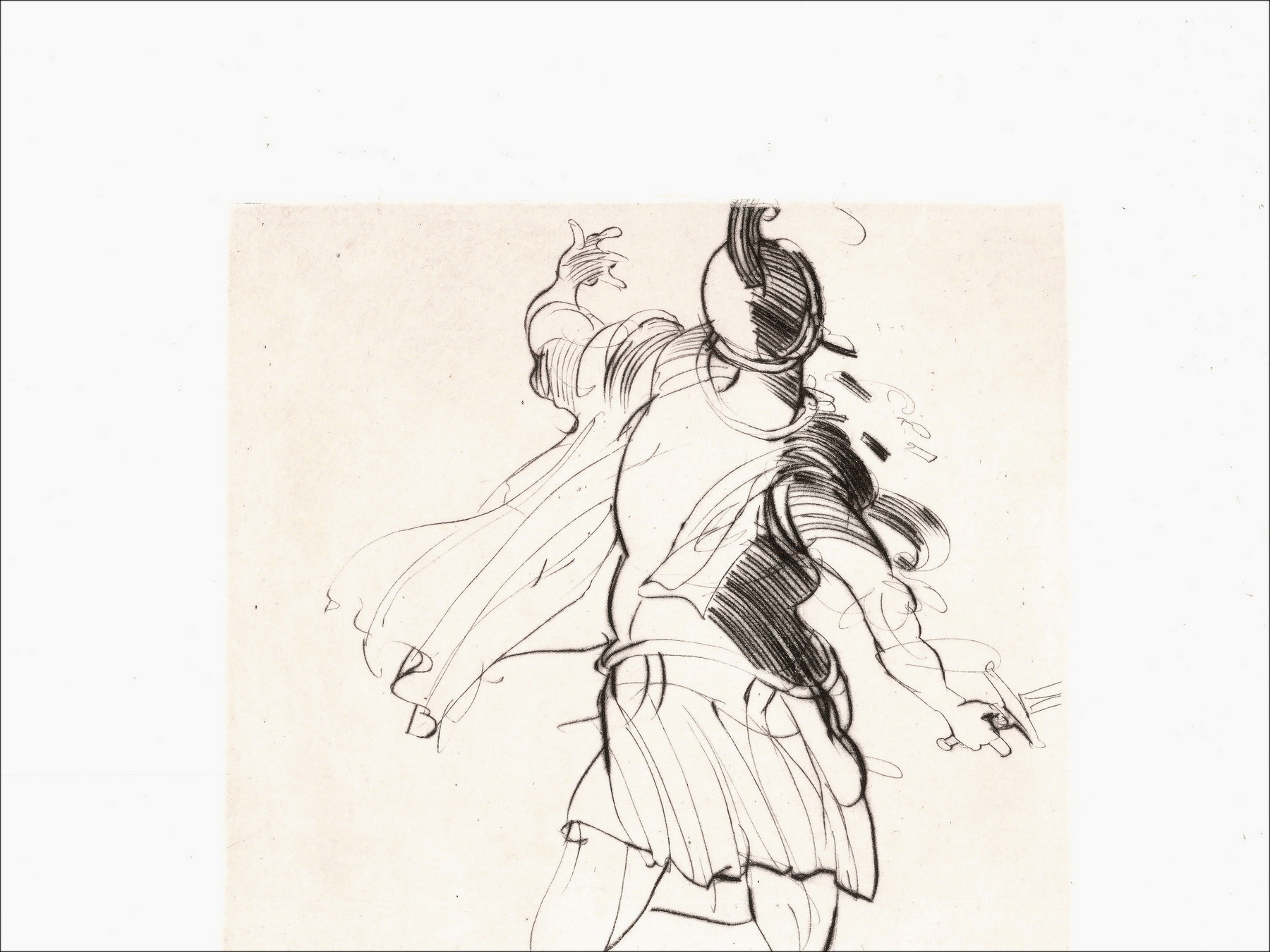 Claude Weisbuch - Horace I, originele gesigneerde gravure uit 1995