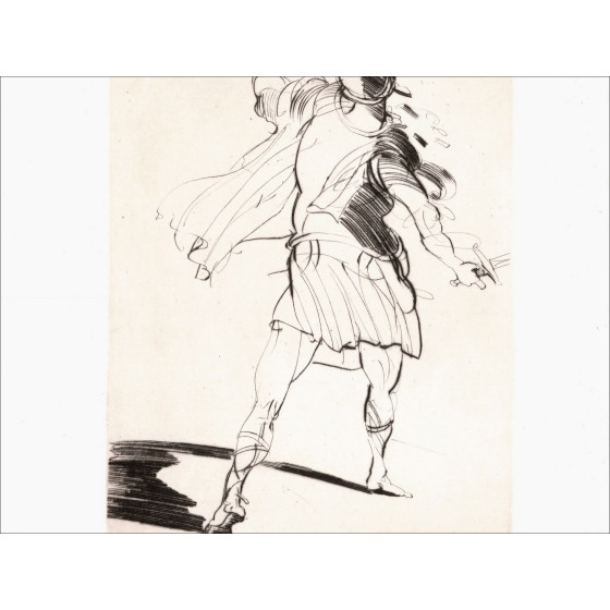 Claude Weisbuch - Horace I, originele gesigneerde gravure uit 1995